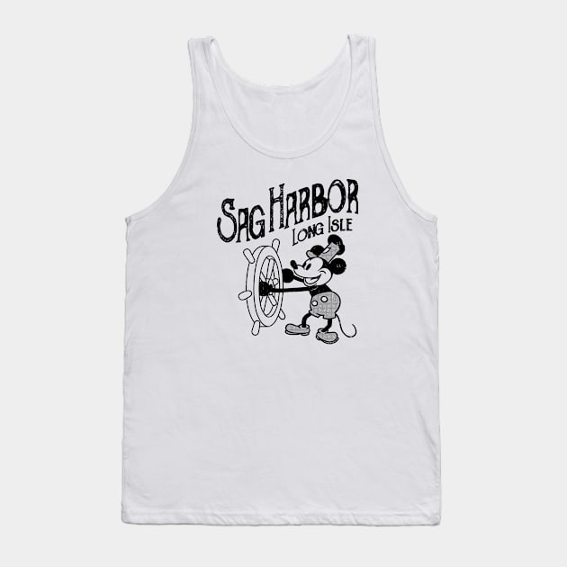 Steamboat Willie - Sag Harbor Long Island NY Tank Top by ROBZILLANYC